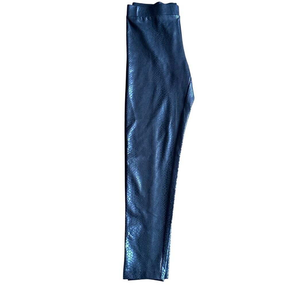 Philosophy Metallic Snake Print Leggings Medium Polyester/Viscose Blend